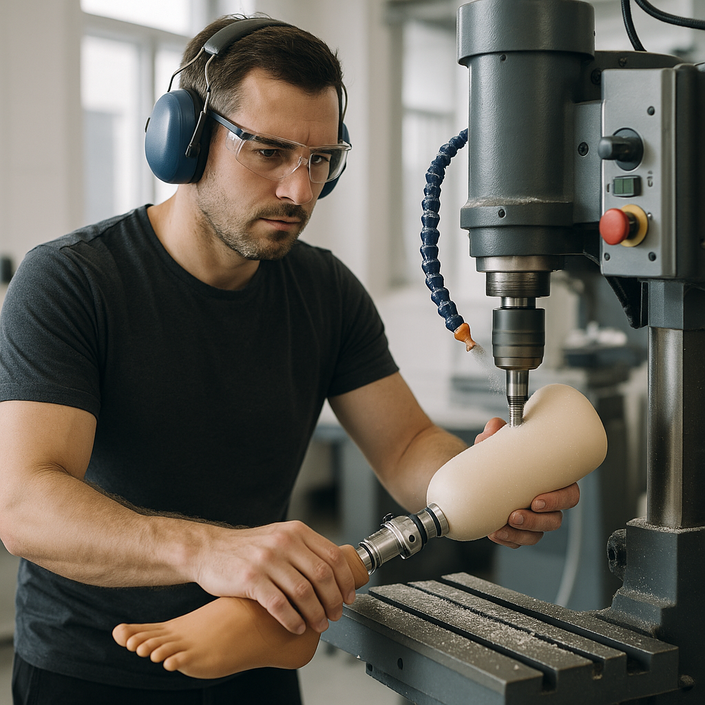 Ortmed, ortopediya industry, протезлар, стелькалар, протез қўл, оёқлар - Маҳсулотни тайёрлаш